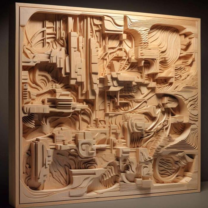 نموذج ثلاثي الأبعاد لآلة CNC 3D Art 